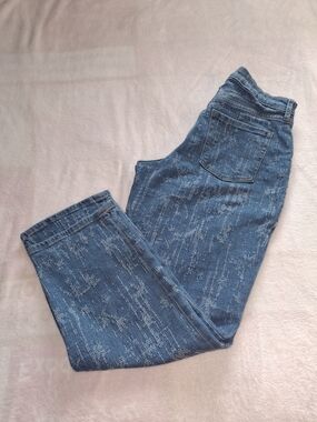 Old Navy Blue Patterned Women's Jeans
